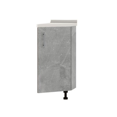 Кухонний модуль кутовий Еверест Оптима Н97-300 Бетон (без стільниці) 30х55х82 см