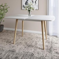 Деревянный раскладной обеденный стол LION Маями-3 Бетон Style 90х60/90х120 (LION-041263)